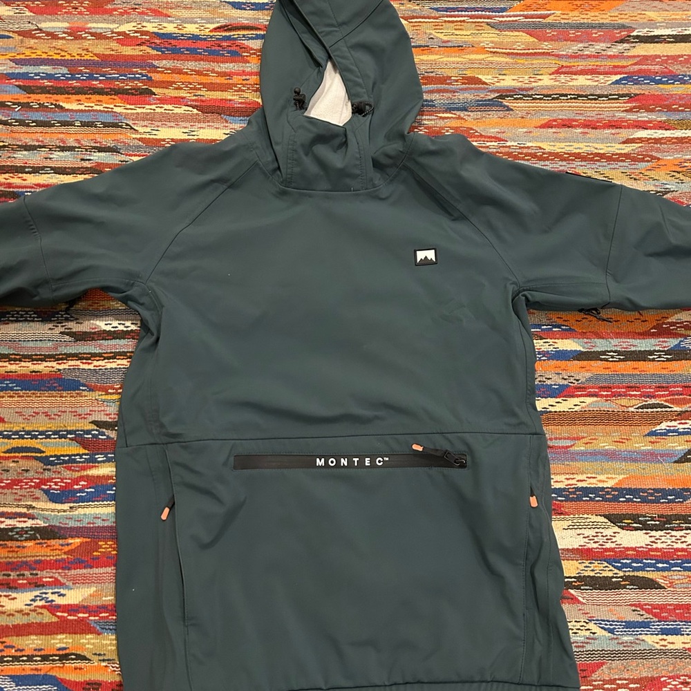 Montec Green Hooded Ski Jacket